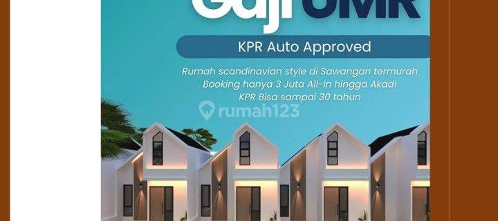 Terlaris Rumah 2 Kamar Berkualitas Dekat Masjid Kubah Mas 1