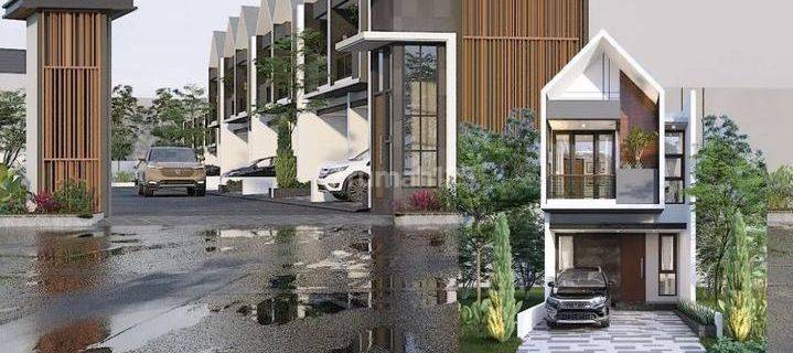 Rumah 2 lantai full bata merah one gate system dengan konsep scandinavian DP 0% dan diskon 50jt 1