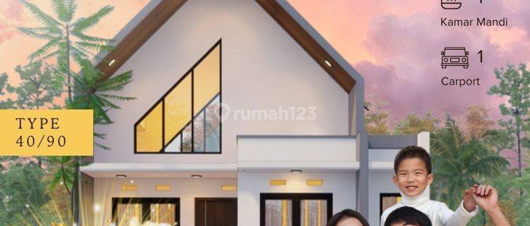 Murah Meriah! Rumah 1 Lantai Mezanine Di Gamping 1