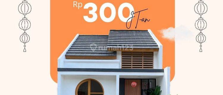 Dijual Rumah Baru 1 Lantai Murah, Rumah Bergaya Jepang 1