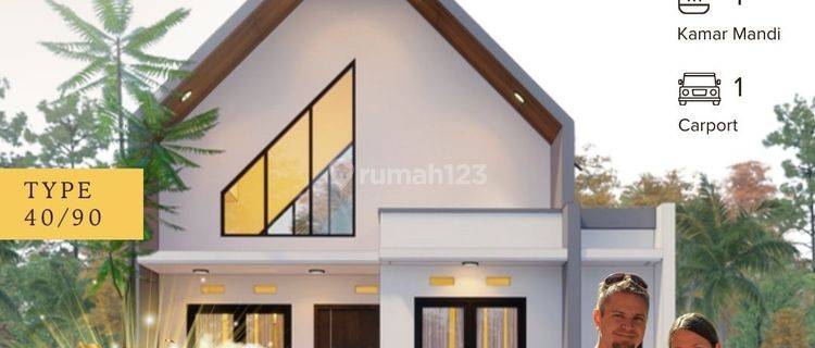 Promo Besar Dijual Rumah Murah Model Mezzanine, Free Tv Ac 1