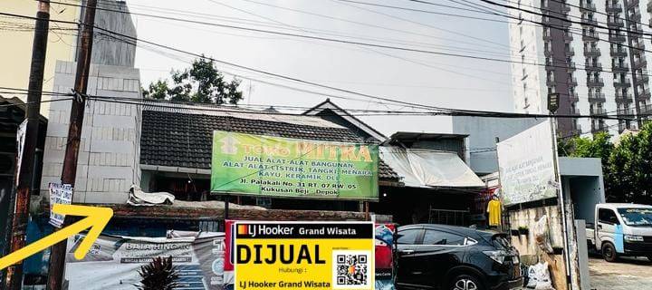 Dijual Ex Toko Material Luas Tanah 147 M2 di Jalan Palakali Raya Hanya 550 M Dari Toll Cijago Beji Depok 1