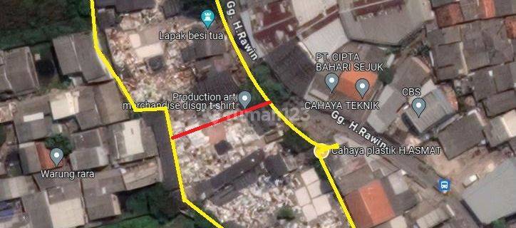 Tanah di Kp. Belakang, Jl. H. Rawin , Jakarta Utara 3.736 m² 1