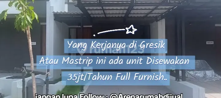 For Rent House Shm Near Ut , Upn , Rs East Surabaya , Uinsa 1