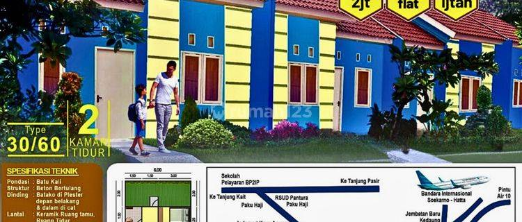 Rumah Subsidi angsuran flat lokasi terdepan 1