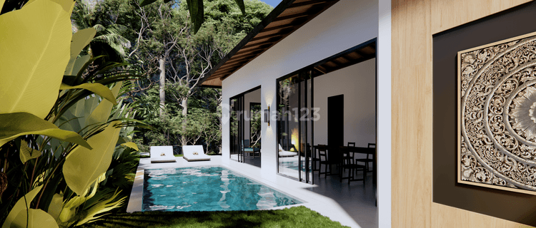 Upcoming Two Bedroom Villa with Peaceful Jungle View for Lease in Ubud 1
