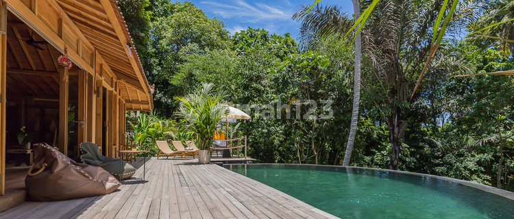  Brand New Four Bedroom Joglo Villa With Stunning Riverview For Rental In Tumbak 1