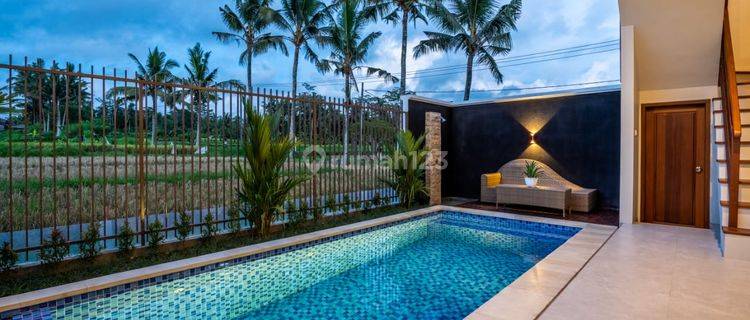 2 Bedroom Villa With Ricefields Views Surrounding For Rent In Ubud 1