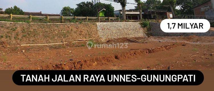 Tanah 1100m2 Strategis Tepi Jalan Utama Datar 1