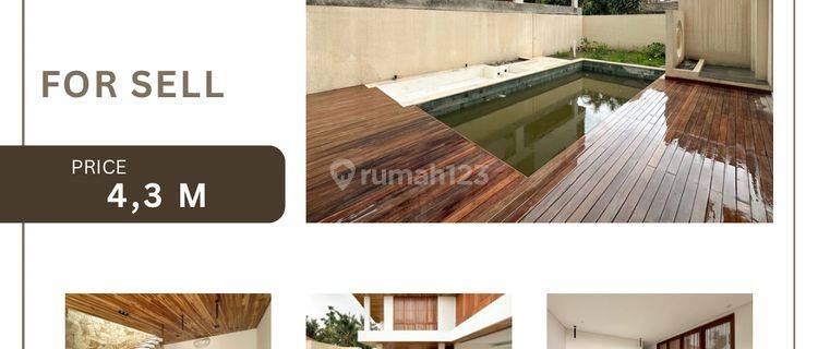 (Dnl) Modern Tropical 3 Bedromms Dekat Central Ubud  1