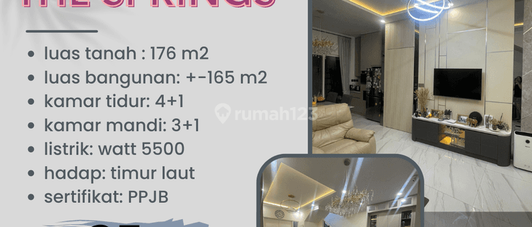 Rumah Furnished di Cluster Flamingo Caribean The Spring Gading Serpong, Tangerang 1