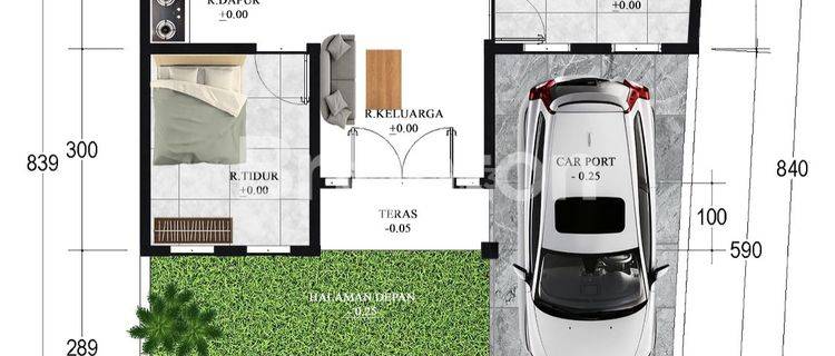 RUMAH MINIMALIS INDENT NON FURNISE TABANAN 1