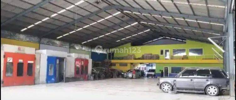 Jual Tanah dan Gudang 1800m2 lokasi strategis harga 18,5M 1