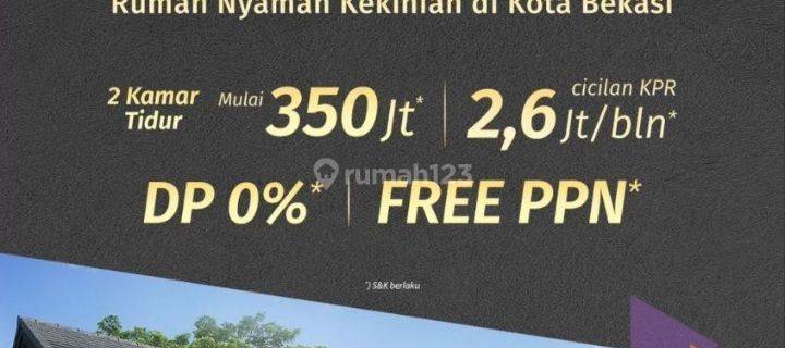 DP 0% RUMAH BARU SIAP HUNI SUMARECON BEKASI  1