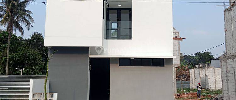 Rumah 2 Lantai SHM Modern Siap Akad Dekat Stasiun Depok dan GDC  1