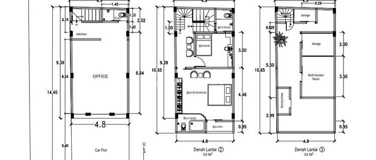 2-storey shophouse location on the side of the main road in the Renon area  1