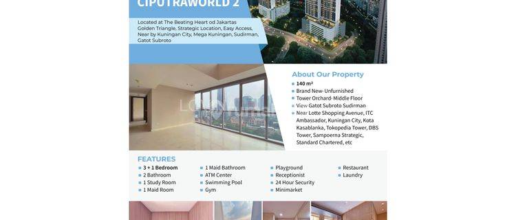 Apartemen Orchard Satrio Ciputra World2 Kuningan Jaksel Brand New 1