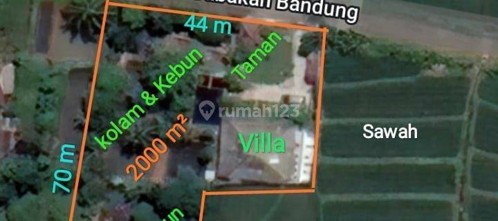 Villa indah di sukabumi harga bagus pemandangan indah 1