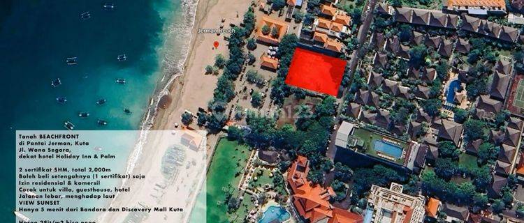 Land in Kuta, Badung SHM 2,000 m² 1