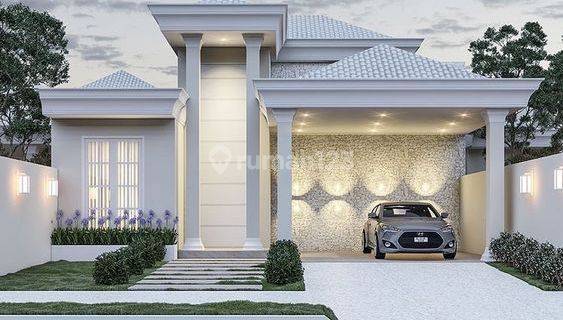 Rumah Modern Bebas Desain Komplek Royal Afista 1