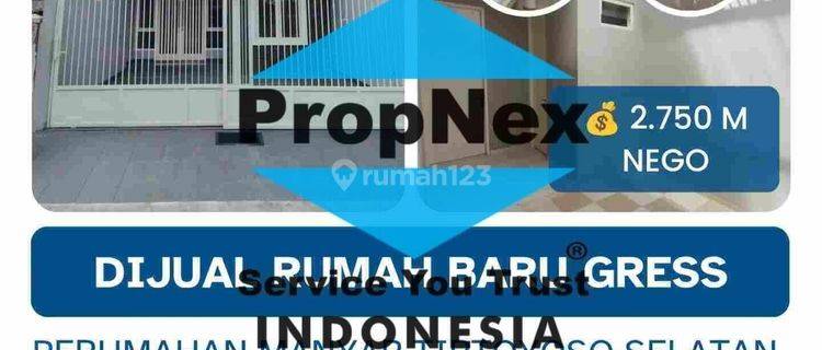 DIJUAL RUMAH BARU MANYAR TIRT SEL 1