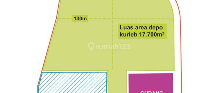 Tanah Depo Container di Jl. Tambak Langon Surabaya , Surabaya HGB 17.700 m² 1