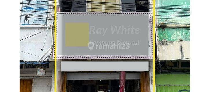 Ruko Lantai 3 Jalan Kartini Dekat Pasar Bambu Kuning 1