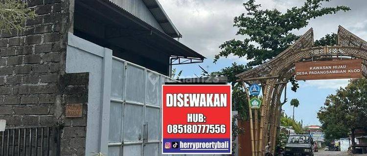 Warehouse for rent 400 m2 SHM Bagus Teuku Unar Barat Denpasar 1