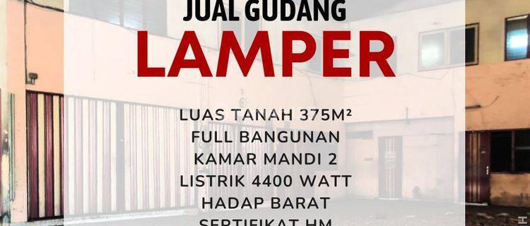 Gudang lokasi tengah kota di Lamper Semarang  1