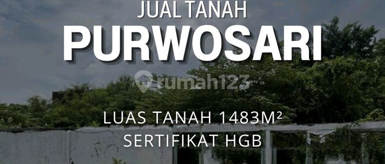Tanah Di Purwosari Bebas Banjir Dekat Stasiun Poncol Dan Mall 1
