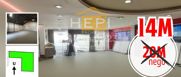 Bangunan Bisnis+Gudang Lokasi Super Strategis Pinggir Jalan Raya 1