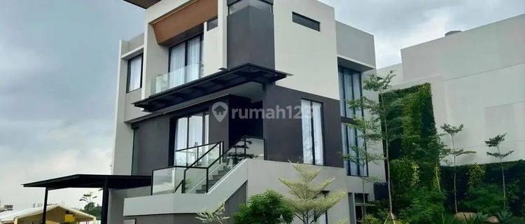 Rumah Mewah 3 Lantai Private Lift Di Summarecon Serpong Dekat Ke Bsd 1