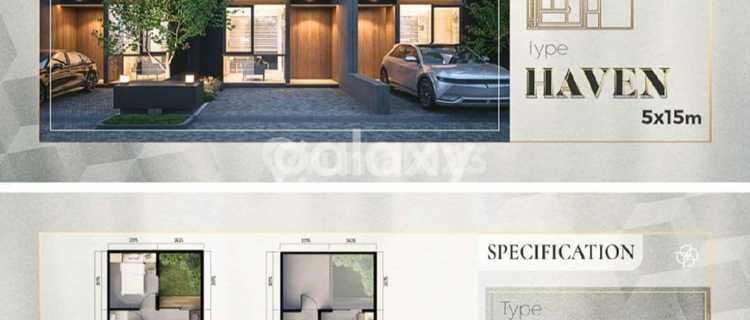 JUAL RUMAH BARU MODERN MINIMALIS  CENTRAL PARK MERR 1