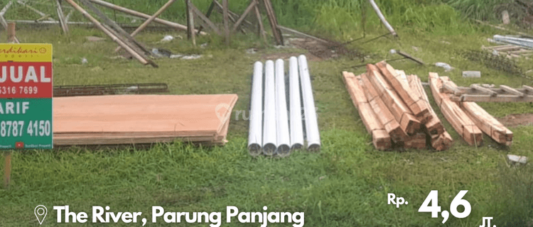 Kavling Gandeng di The River Parung Panjang, Dekat Stasiun 1