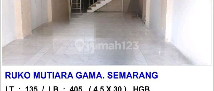 Mutiara Gama Shophouse in Gajah, Semarang 1