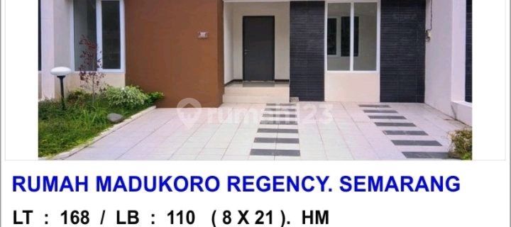 Rumah 3Kt Madukoro Regency Semarang Barat 1
