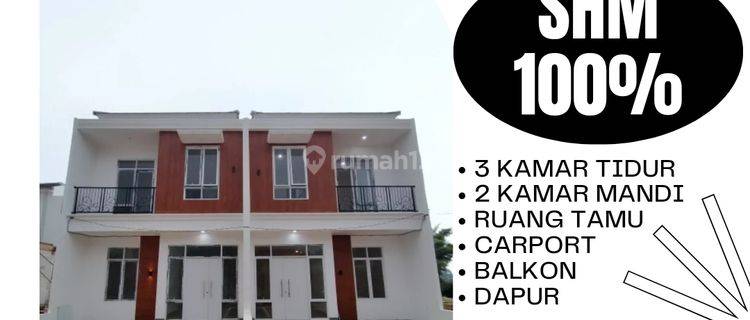 Rumah 2 Lantai Dekat Mie Gacoan Puspitek Tangerang Selatan 1