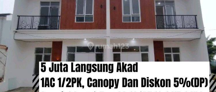 Rumah Minimalis 2 Lantai Kpr Tanpa Dp Di Tangsel 1