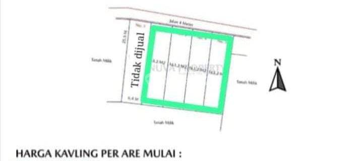 Dijual tanah lokasi mahendradata denpasar barat 1