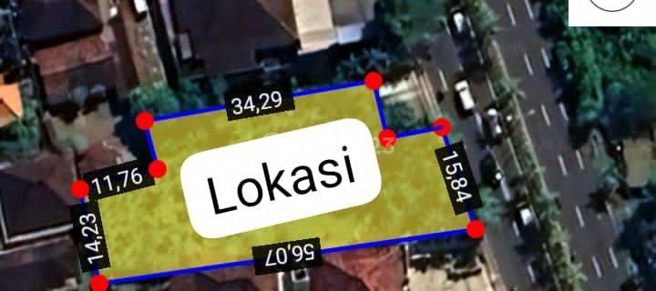 Land for sale in Tohpati location 1