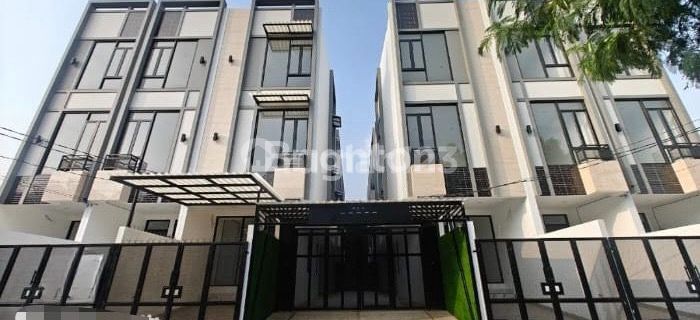 3-STORY HOUSE IN PRIVATE CLUSTER IN KEDOYA WITH MODERN MINIMALIST TOWNHOUSE DESIGN 1