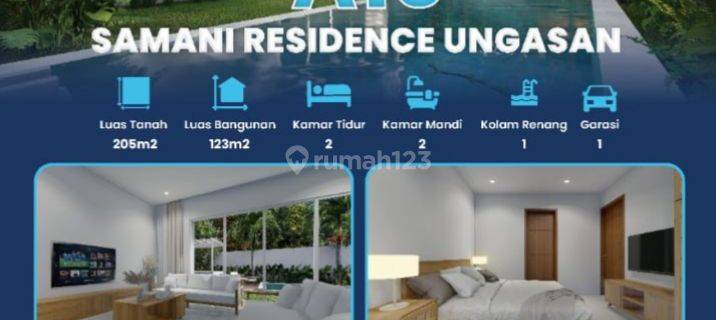 Dijual Samany Residance Ungasan Villa Full Furnised Minimalis View Laut Shm Baru Selatan 1