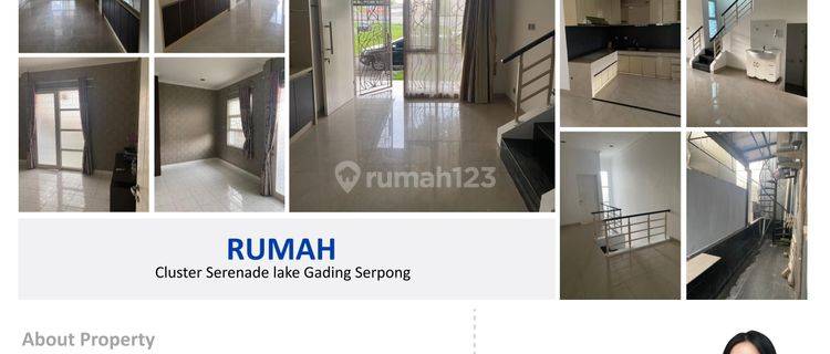 Dijual Rumah Stategis Dicluster Serenade Lake Gading Serpong 1