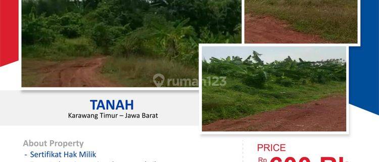 Dijual Tanah di Karawang Timur SHM Lt 63 Ha Jawa Barat 1