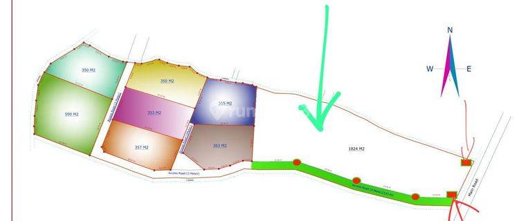 Land for rent located in Buduk near Tumbak Bayuh 1