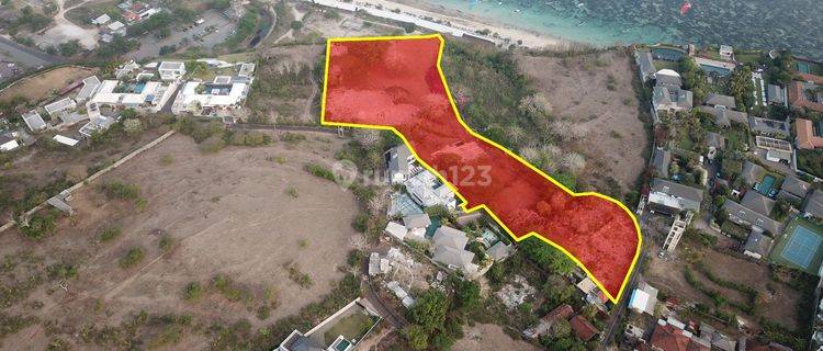 Land for rent on the edge of the pandawa kuta selatan location 1