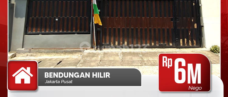 Dijual Rumah Murah Bendungan Hilir Jakarta Pusat 1