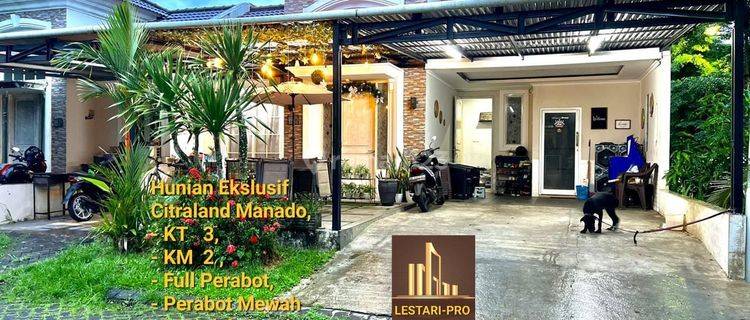 Disewaka Murah Hunian Eksklusif & Mewah Citraland Cluster Manado Full Perabot 1