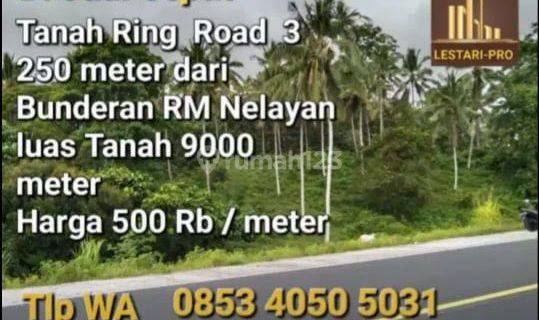 Di Jual Murah dan cepat Harga bawa pasaranTanah Ring Road 3 luas 9000 meter 1