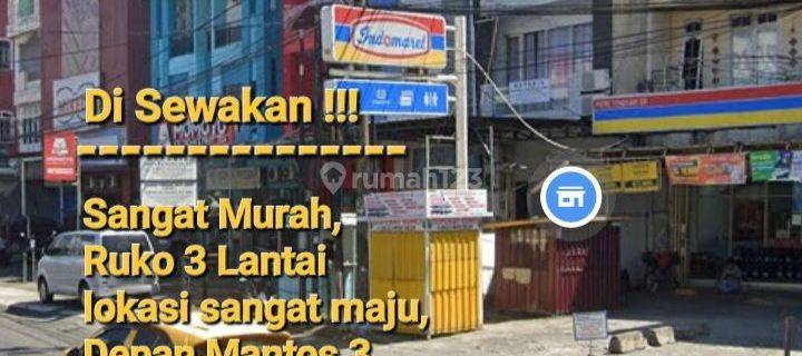 Di Sewakan Cepat dan Murah Ruko 3 Lantai Pusat Pertokoan,Perkantoran, Terlaris 1